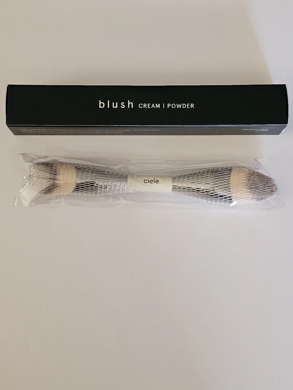 Ciele Blush Cream Powder Dual Makeup Brush vegan cruelty-free brushes tools